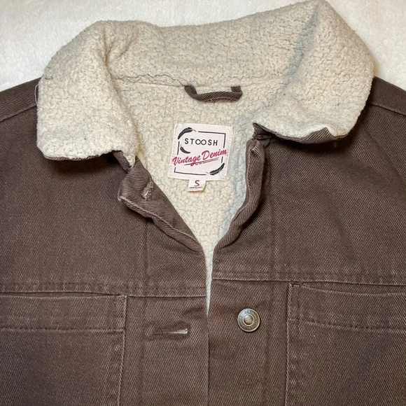 Brown Sherpa-Lined Jacket - Picture 3 of 5